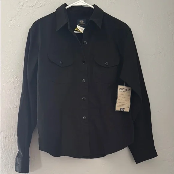 Dockers Black Utility Jacket 141 - Picture 3 of 10